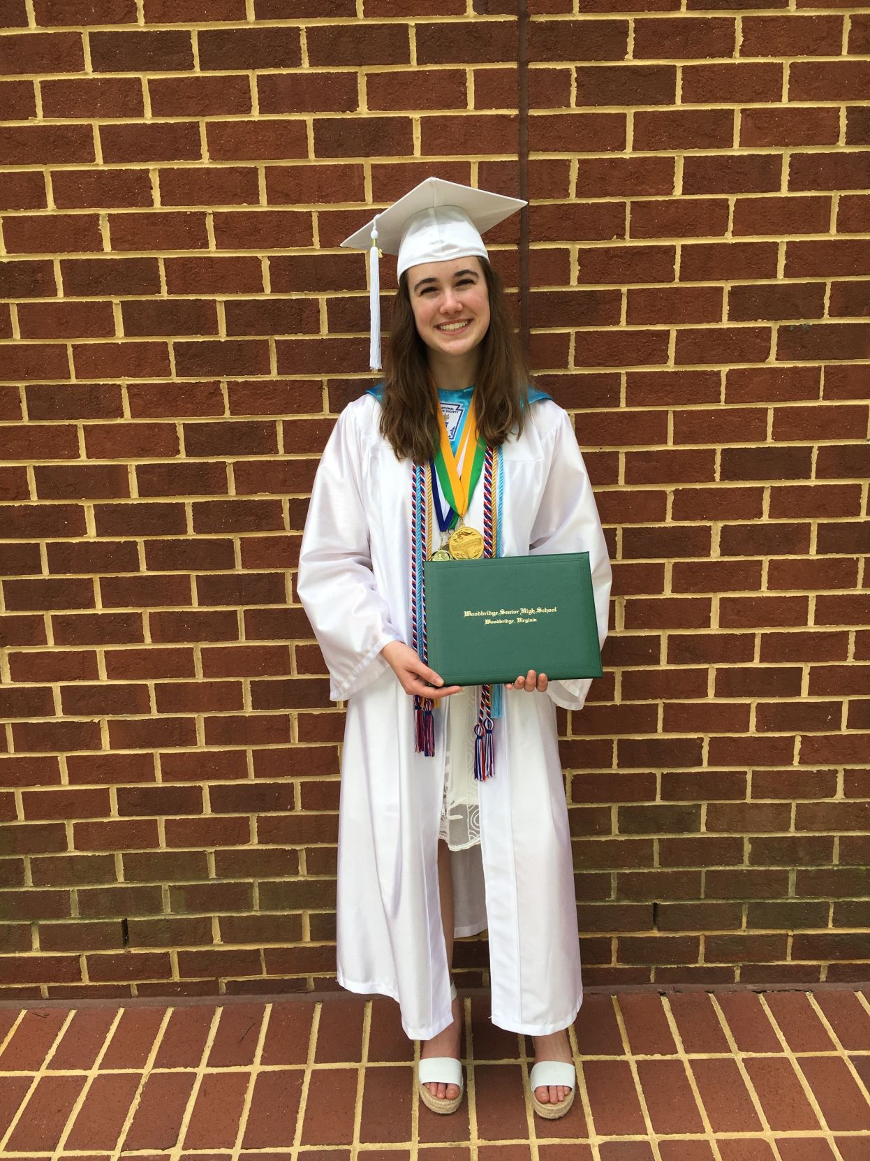 Ella Poole, valedictorian of Woodbridge Senior High School